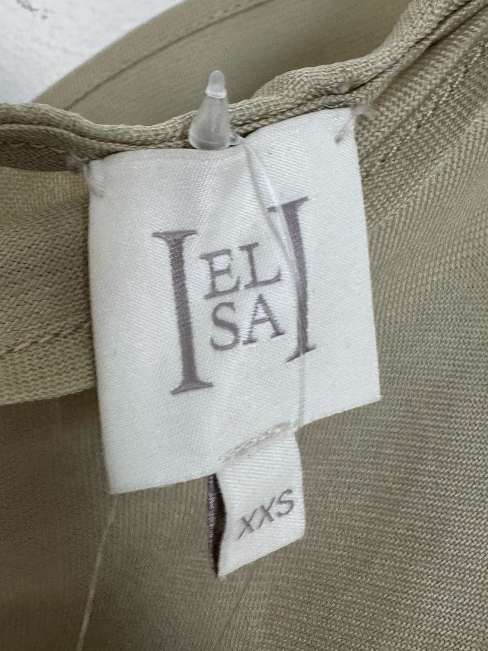 NWT HELSA The Silk Gazar Skirt With Drape in Stone - Picture 11 of 14